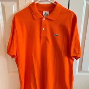Tangerine Lacoste Men’s Polo